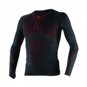 D-CORE THERMO TEE LS 606 BLACK/RED