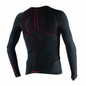 D-CORE THERMO TEE LS 606 BLACK/RED