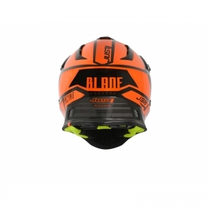 JUST1 Helmet J38 Blade Orange- 174 Orange-Blac