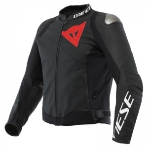 SPORTIVA LEATHER JACKET PERF. 92C BLACK-MATT/