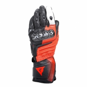 CARBON 4 LONG LEATHER GLOVES W12 BLACK/FLUO-