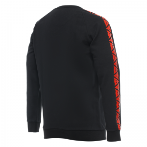 DAINESE SWEATER STRIPES 628 BLACK/FLUO-