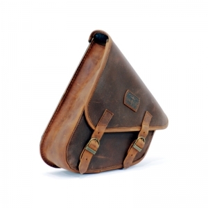 frame bag, aged leather aged brown -
