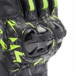 MIG 3 UNISEX LEATHER GLOVES P18 BLACK/ANTHR