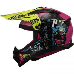 LS2 MX708 FAST II GORILLA 8942 PURPLE H-V
