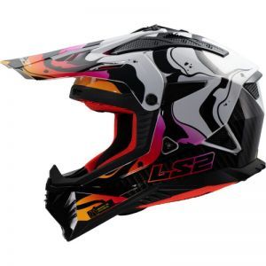 LS2 MX708 FAST II WASH 307 WHITE-5627