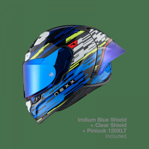 X.R3R Glitch Racer 345 Blue-Neon