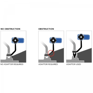 QUADL MIRROR STEM MOUNT NO