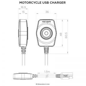 QUADL MOTORCYCLE USB CHARGER NO
