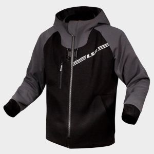 THROTTLE MAN JACKET BLACK - BLACK DARK GR